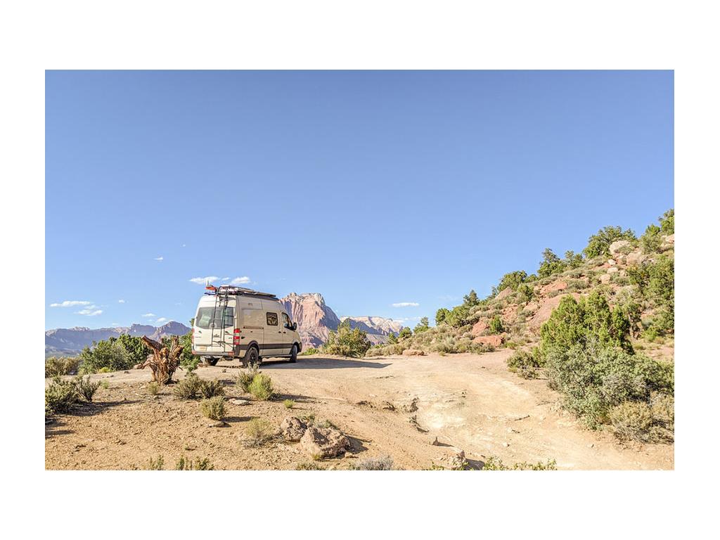 Gnar Wagon parked in desert