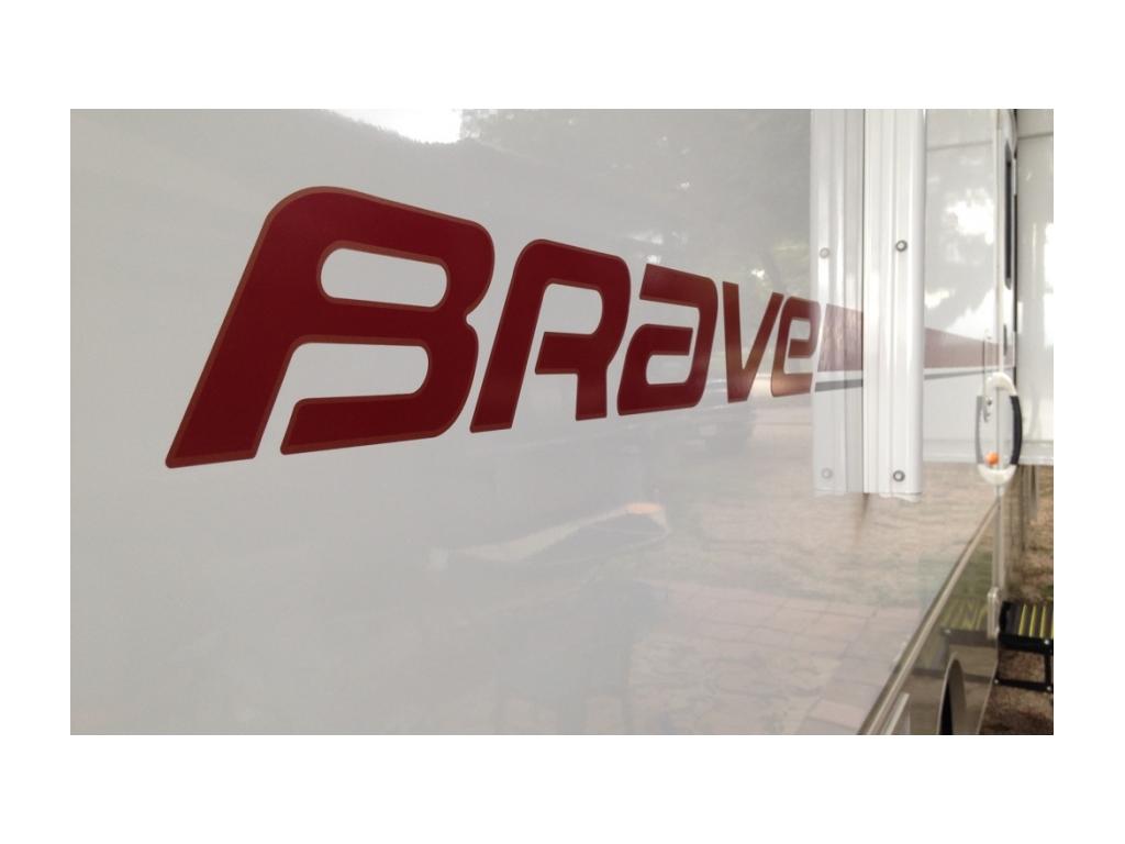 Side of the Winnebago Brave.