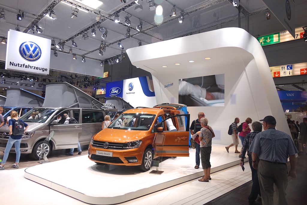 Fancy VW display at the show.
