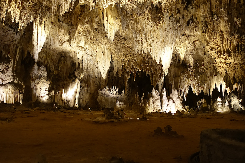 Detail view of Carlsbad Caverns