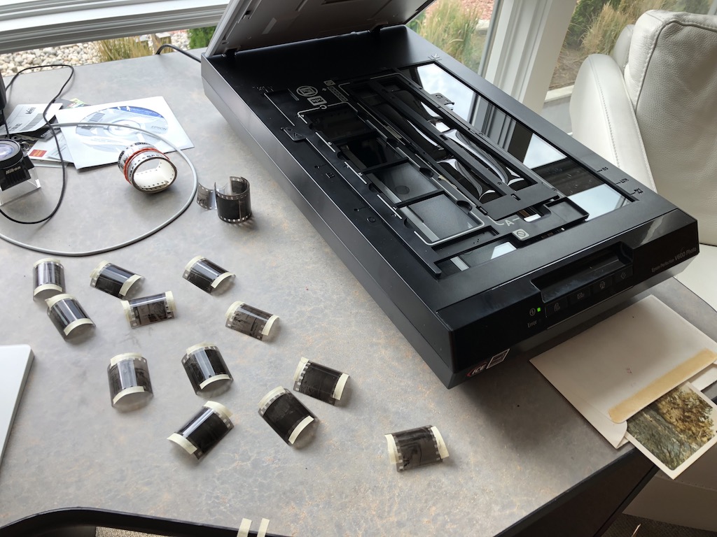 Scanner on counter